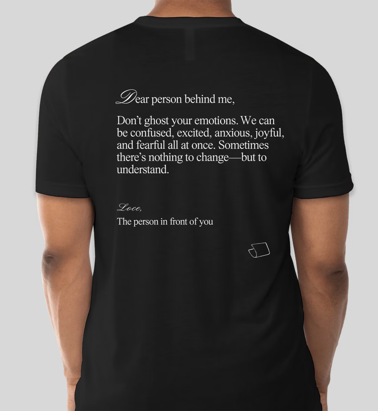 Don’t Ghost Your Emotions ( Bella + Canvas Tri‑Blend Soft T-Shirt)