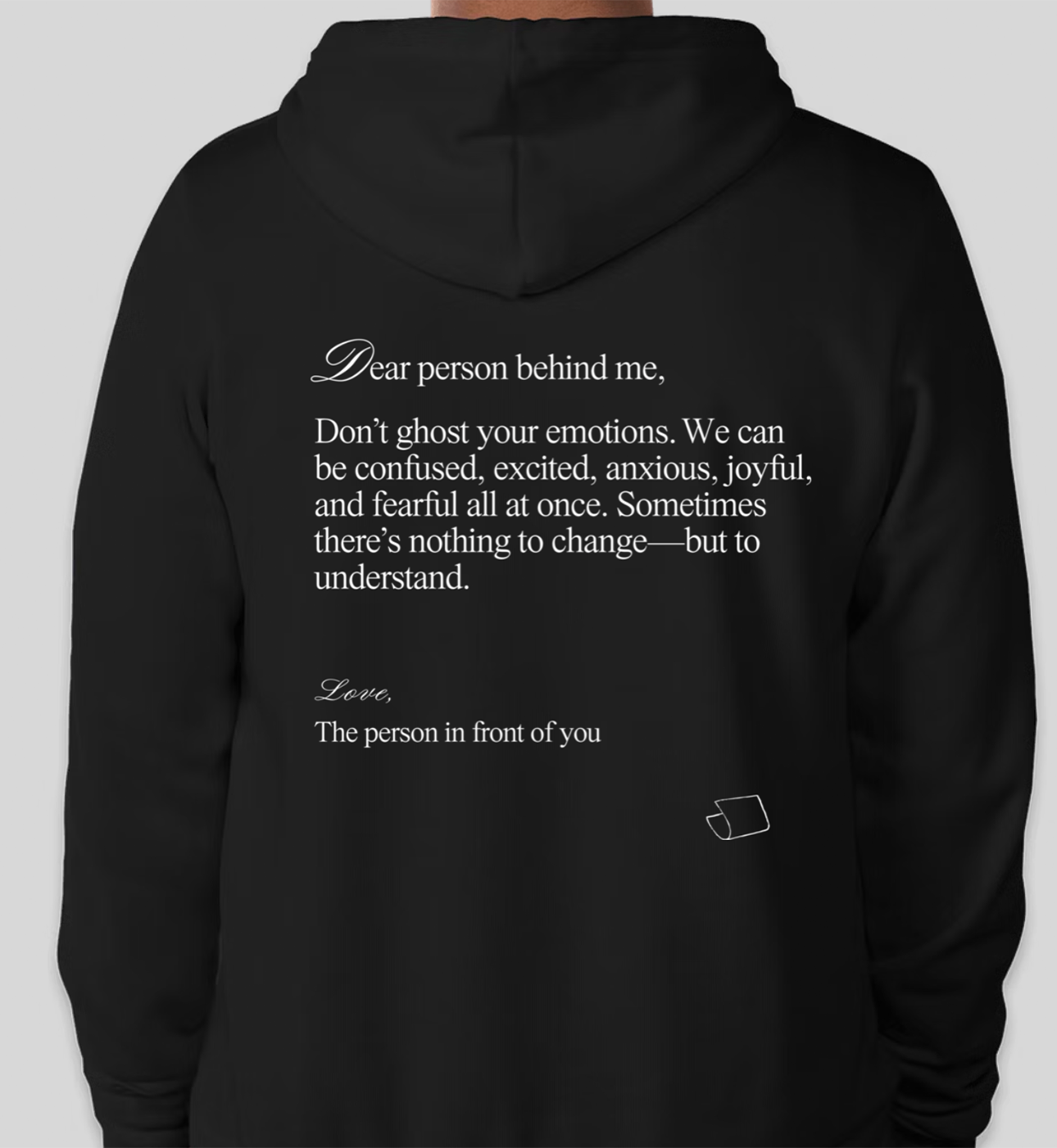 Don’t Ghost Your Emotions Hoddie ( Bella + Canvas Ultra Soft Pullover Hoodie)