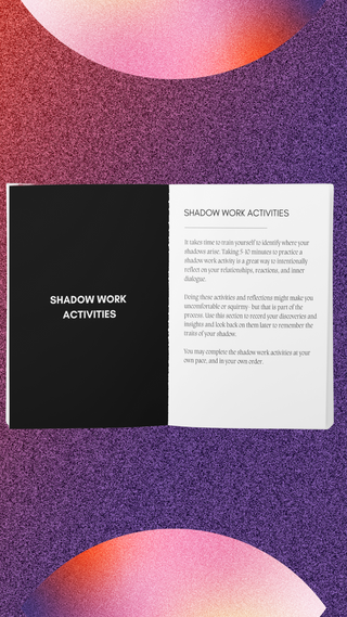 The shadow work book activities, shadow work exercises 
